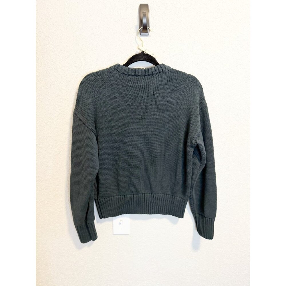 KOTN Womens Hamatah Knit Sweater Pullover Crew Neck Ribbed‎ Trim Black Small - Picture 4 of 8